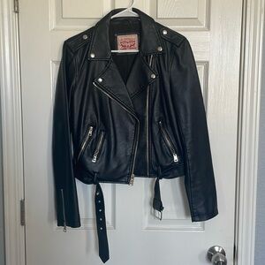 Levis Faux-Leather Moto Jacket